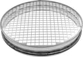 10 in Steel Mesh Duct End Cap with Rubber Gasket - Tight Vent Seal