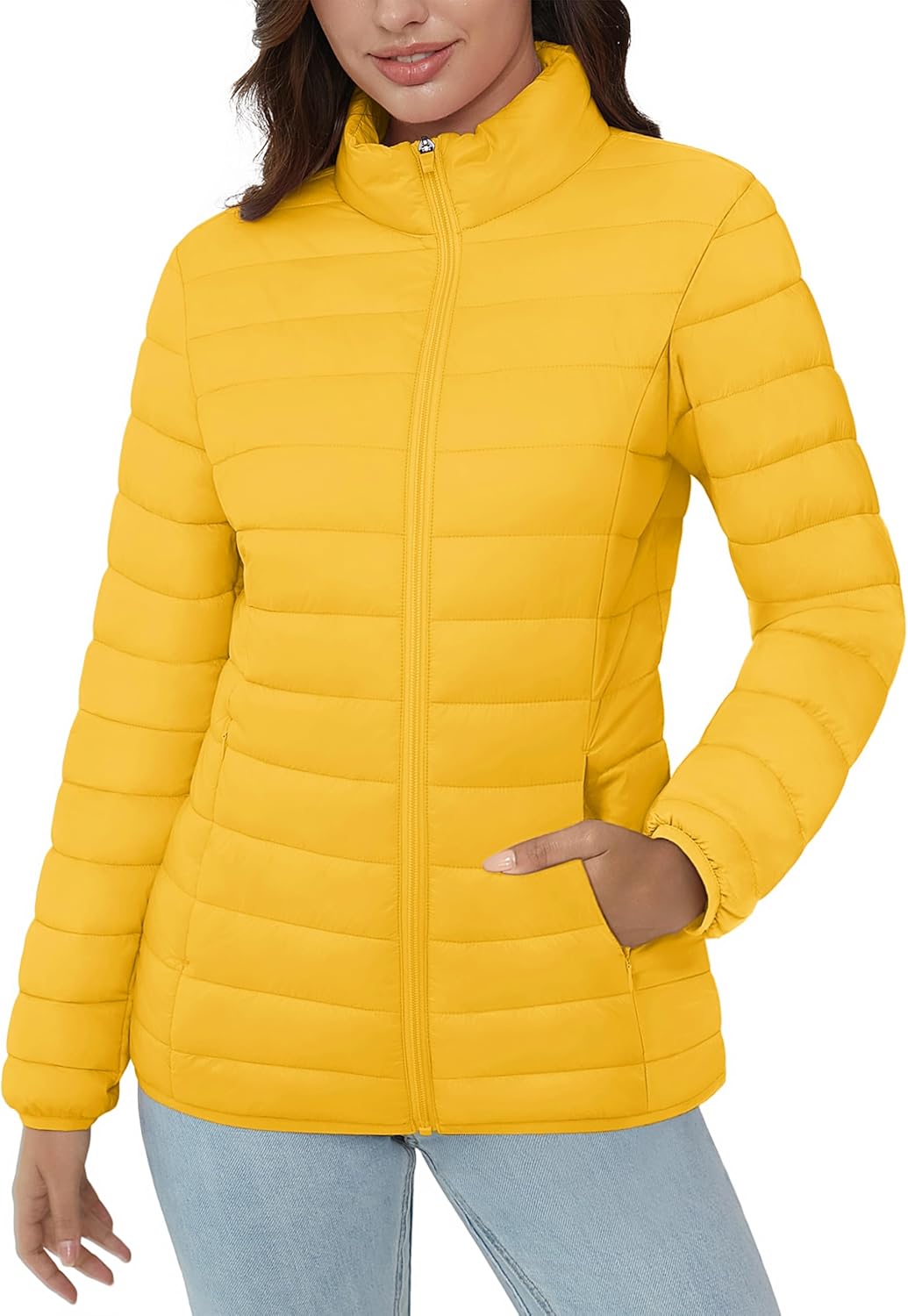 Lightweight Quilted Puffer Jacket for Women - Warm & Stylish
