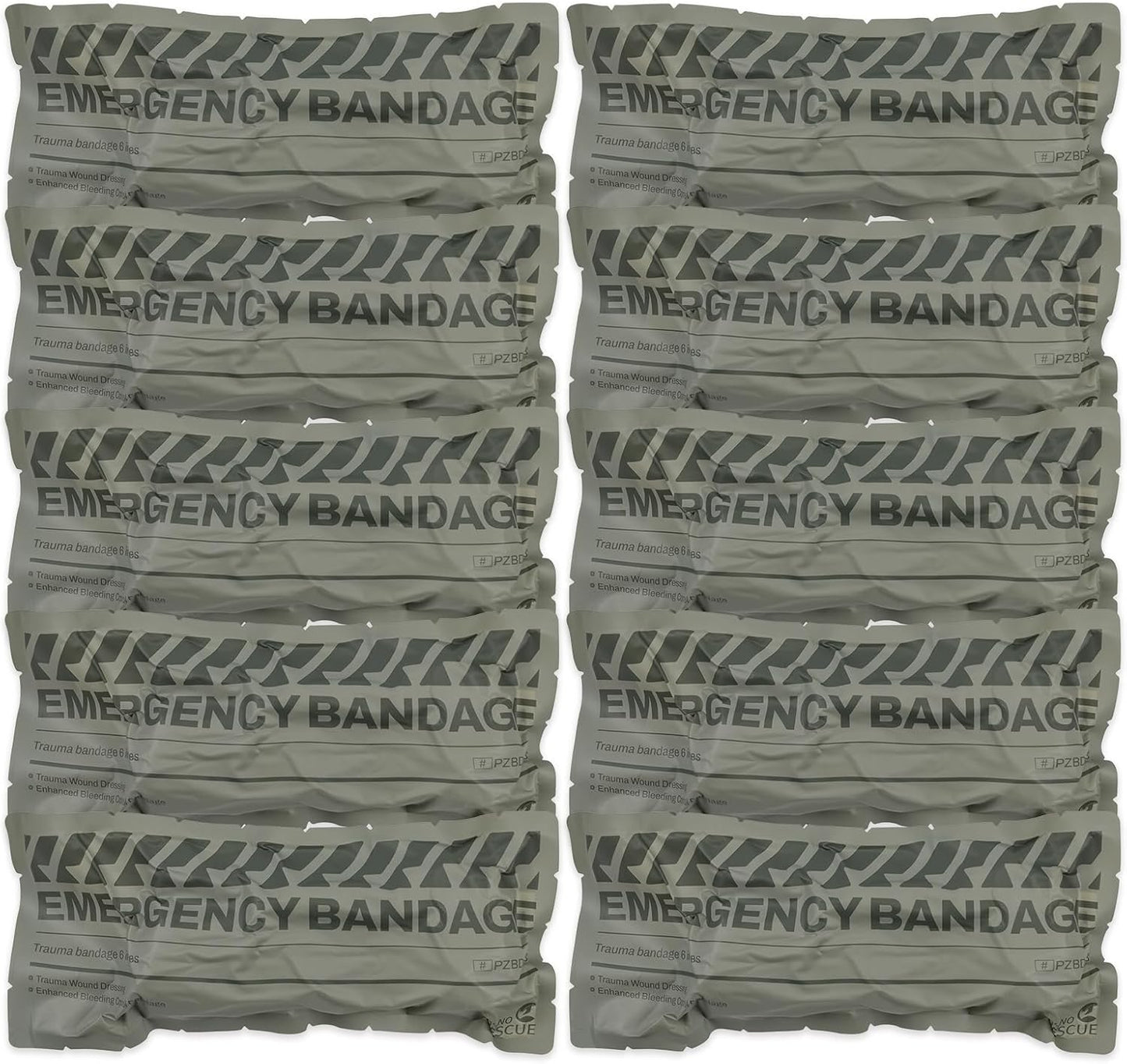 RHINO RESCUE 6in Emergency Compression Bandage for Trauma Care
