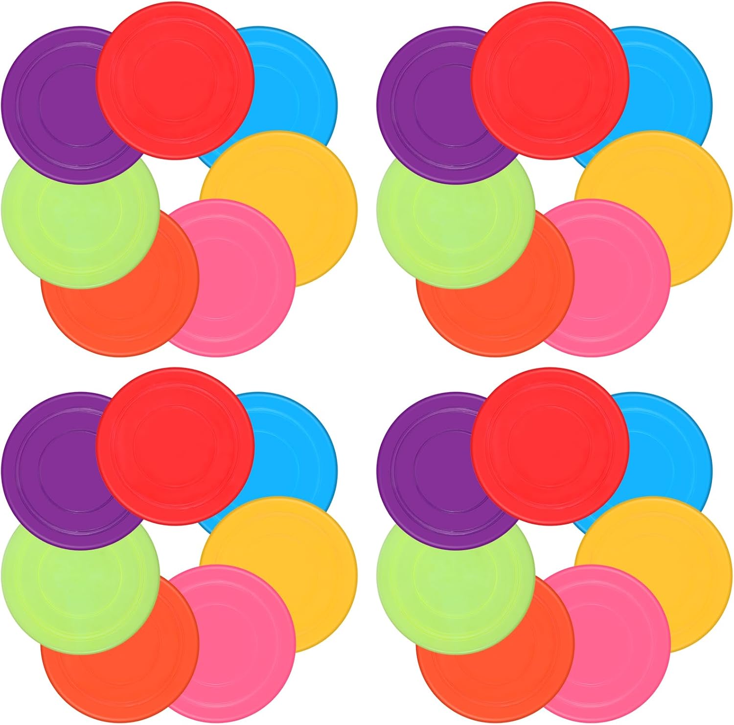 Soft 7 Inch Silicone Flying Discs for Endless Fun!
