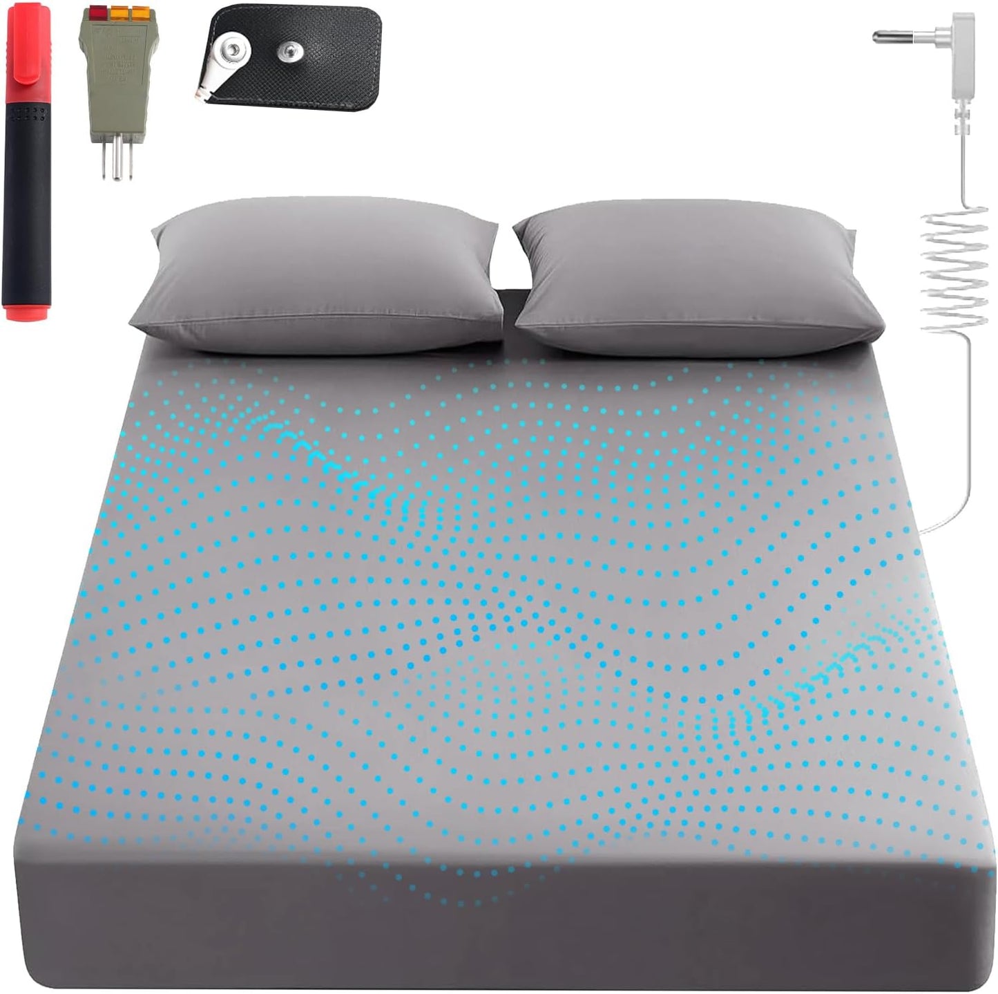 Grounding Sheets King for Healthy Sleep Therapy and Pain Relief