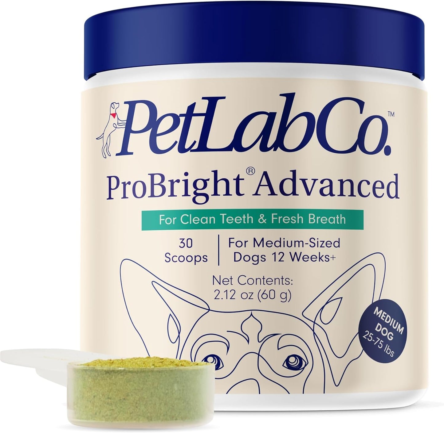 ProBright Advanced Dental Powder for Dogs - Fresh Breath Solution