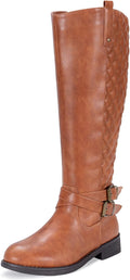 Vepose Women's 949 Knee High Riding Boots - Wide Calf Comfort width