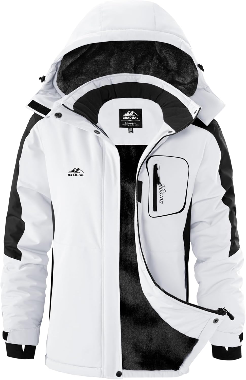 G Gradual Women's Waterproof Ski Jacket ~ Warm & Cozy!