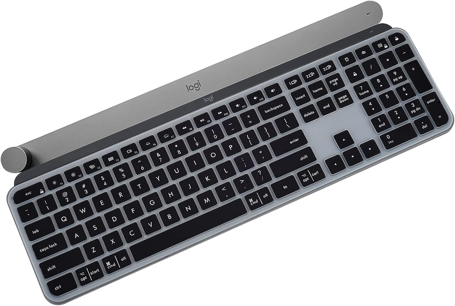 Black Keyboard Cover for Logitech MX Keys