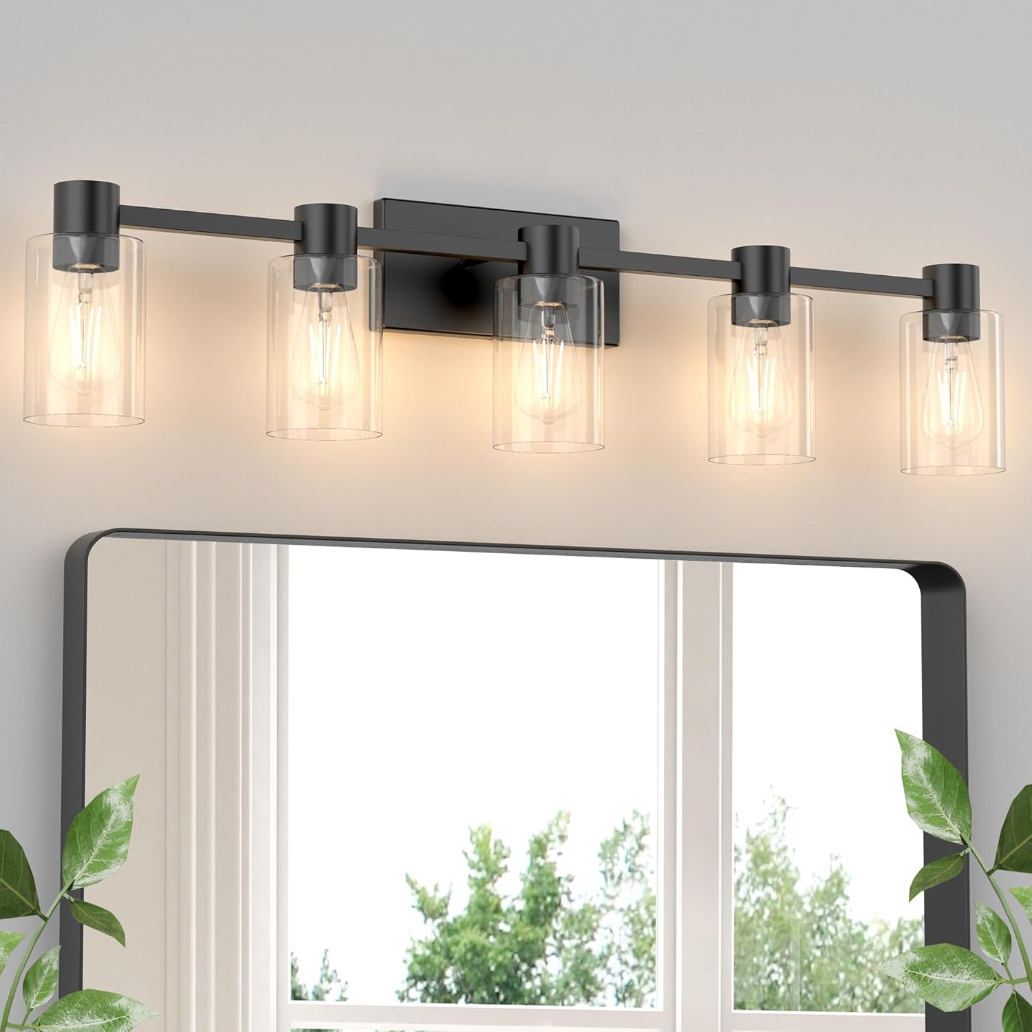 5-Light Modern Vanity Light Fixtures for Stylish Bathrooms