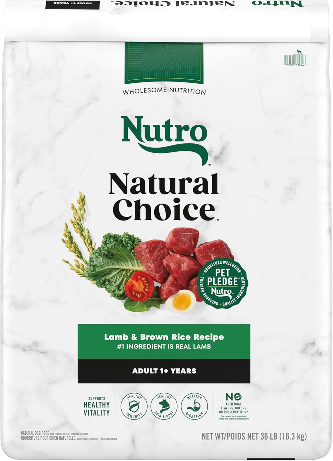 Nutro Natural Choice Adult Dry Dog Food with Real Lamb & Rice