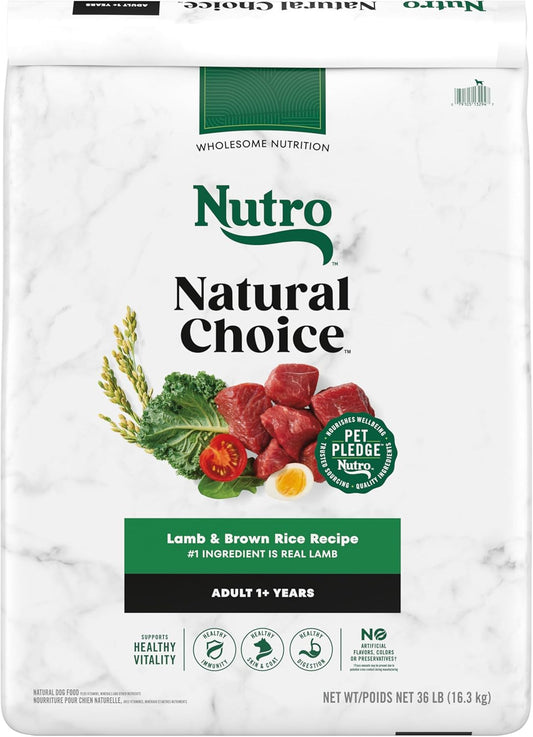 Nutro Natural Choice Adult Dry Dog Food with Real Lamb & Rice