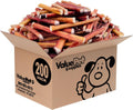 Bully Sticks Medium 6 in 200 Count Bulk Pack - Long Lasting Dog Chews