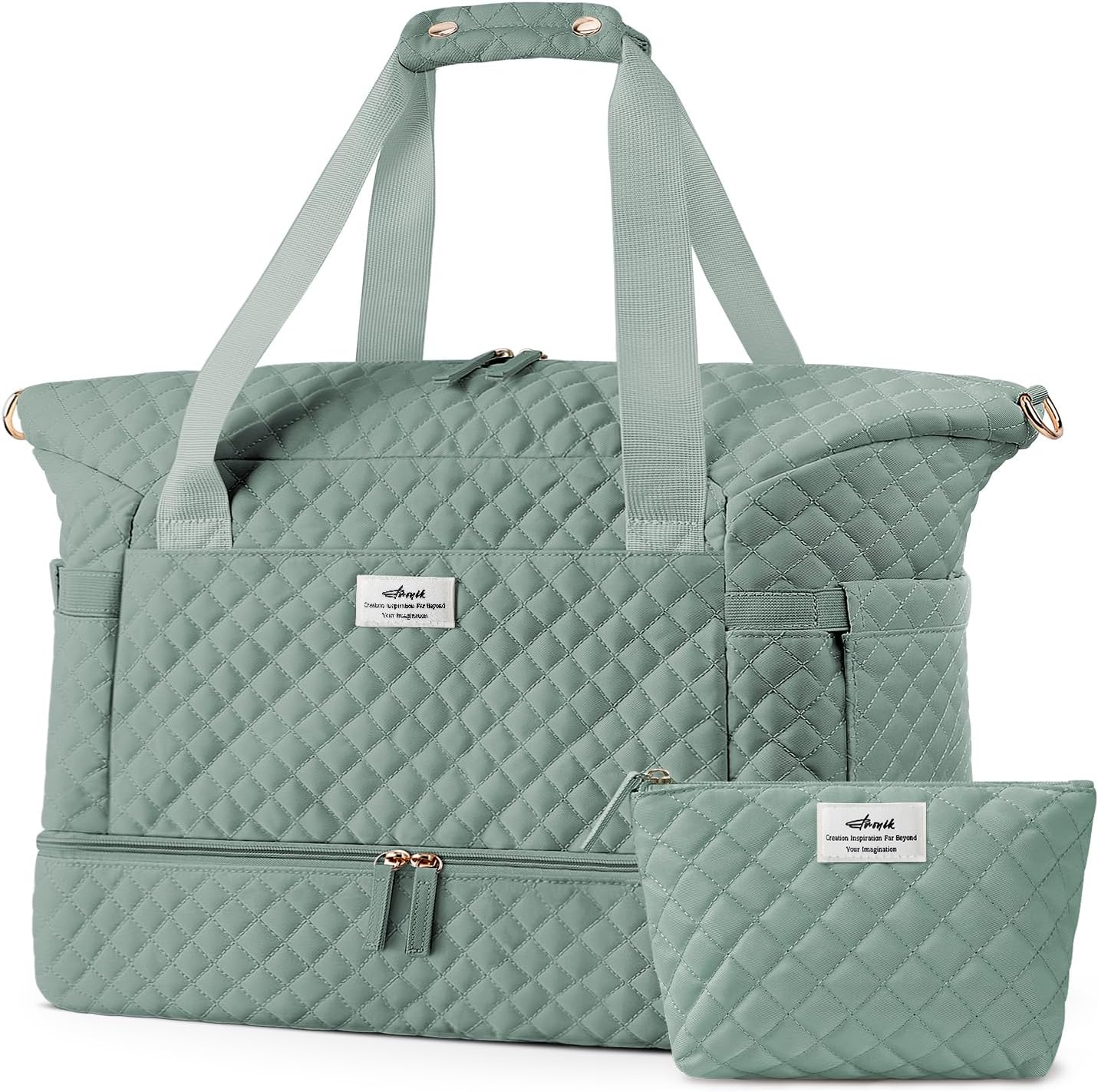 ETRONIK Travel Bag for Women - Stylish Gym Duffel with Compartments