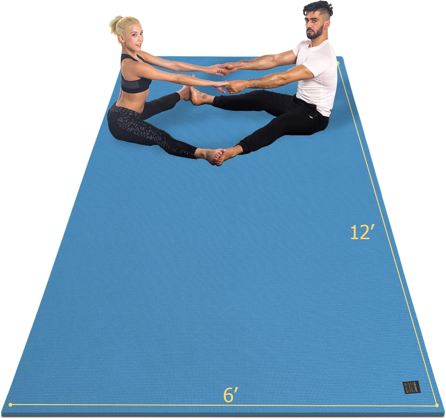 GXMMAT Large Yoga Mat: Extra Thick Non-Slip Workout Mat