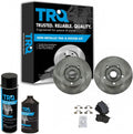TRQ Rear Brake Pad & Rotor Kit for 2002 Audi A4 1E0698451
