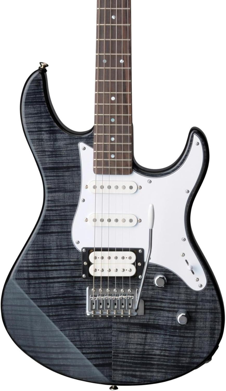 Yamaha PAC212VFM Electric Guitar, Translucent Black