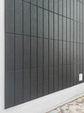 Felt Bulletin Board Tiles 24-Pack - Black Modern Wall Panels