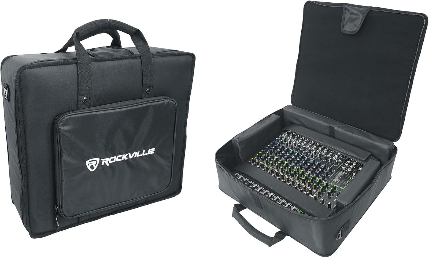 Rockville MBP2220 Pro Mixer Bag for DJs and Equipment Storage