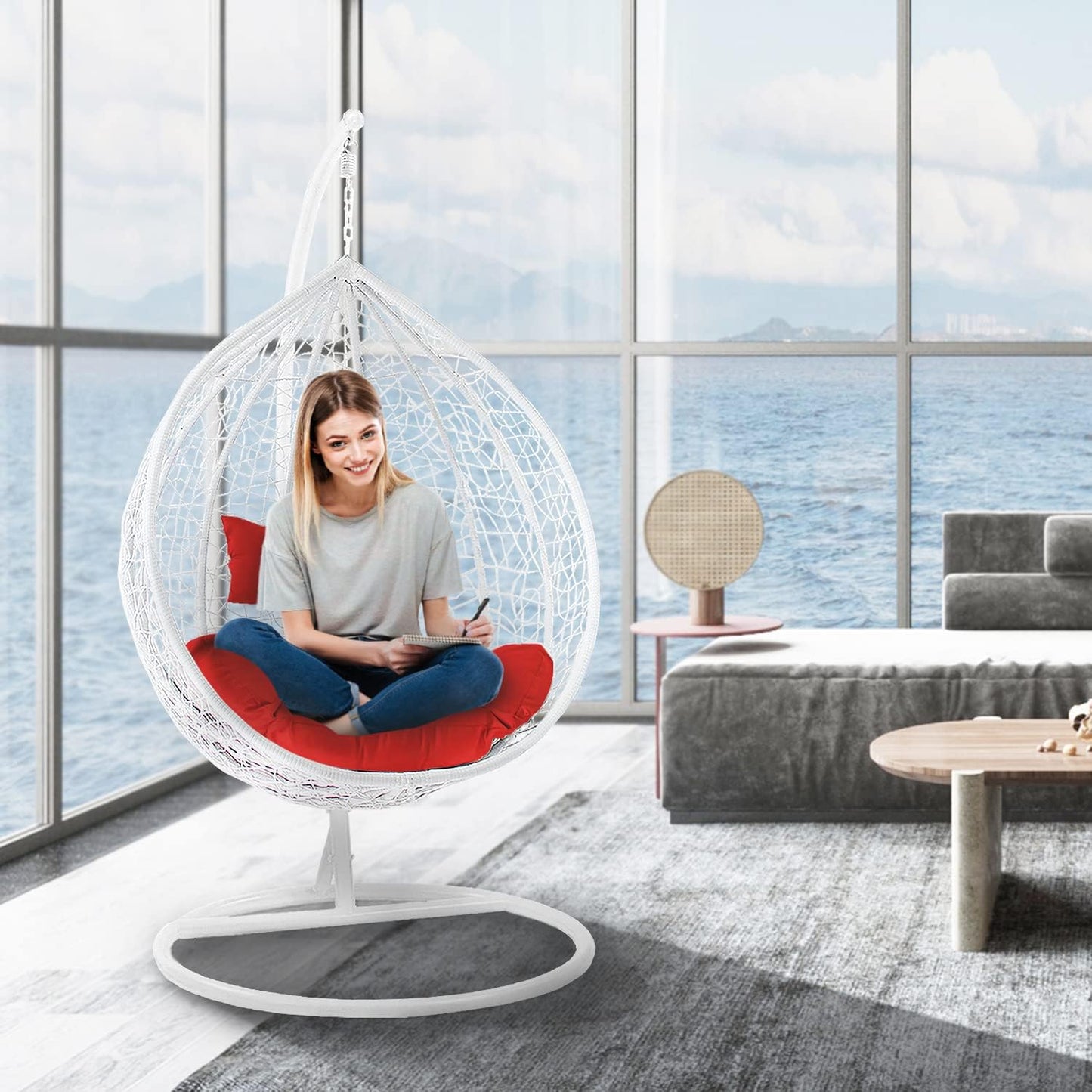 Swing in Style with J.M.Deco Egg Chair