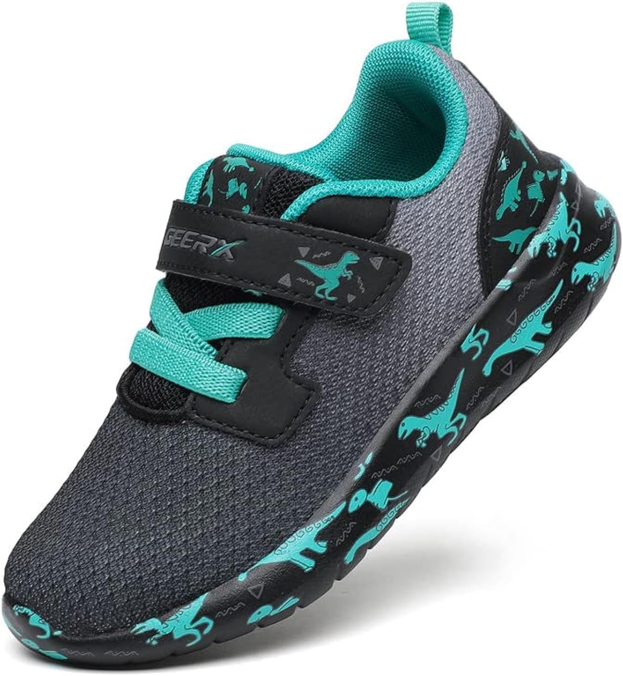 Dinosaur Toddler Boys Shoes Lightweight Non Slip Sport Sneakers