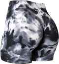 AUROLA Dream Tie Dye Workout Shorts for Women - Seamless 4in Inseam