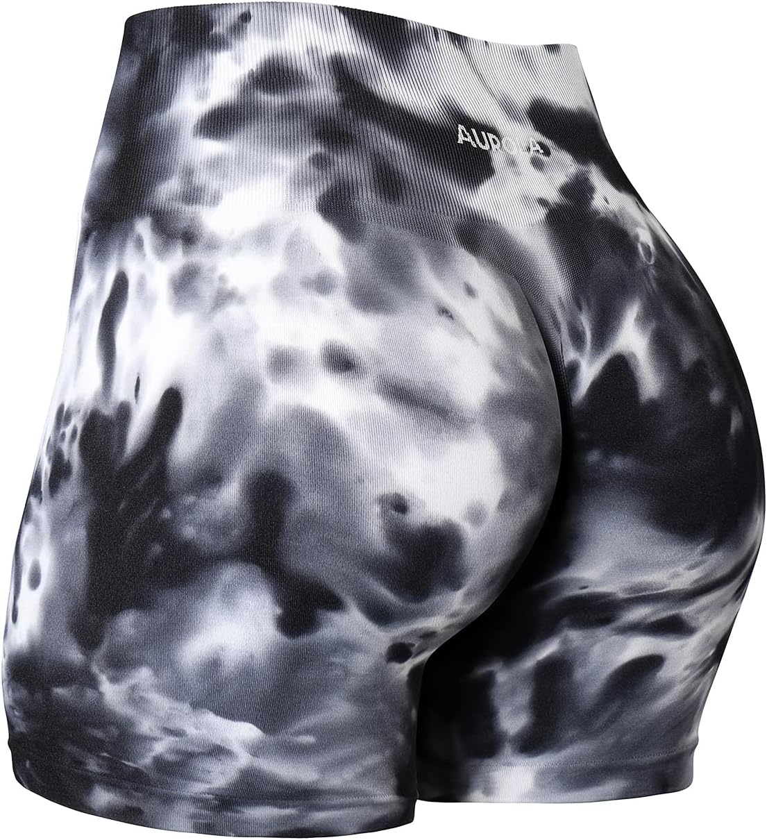 AUROLA Dream Tie Dye Workout Shorts for Women with Comfort