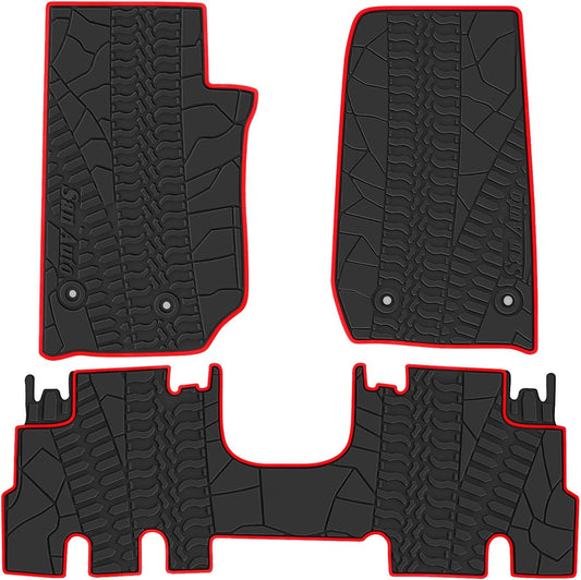 Custom Fit Car Floor Mat for Jeep Wrangler JK 4 Door 2014-2018