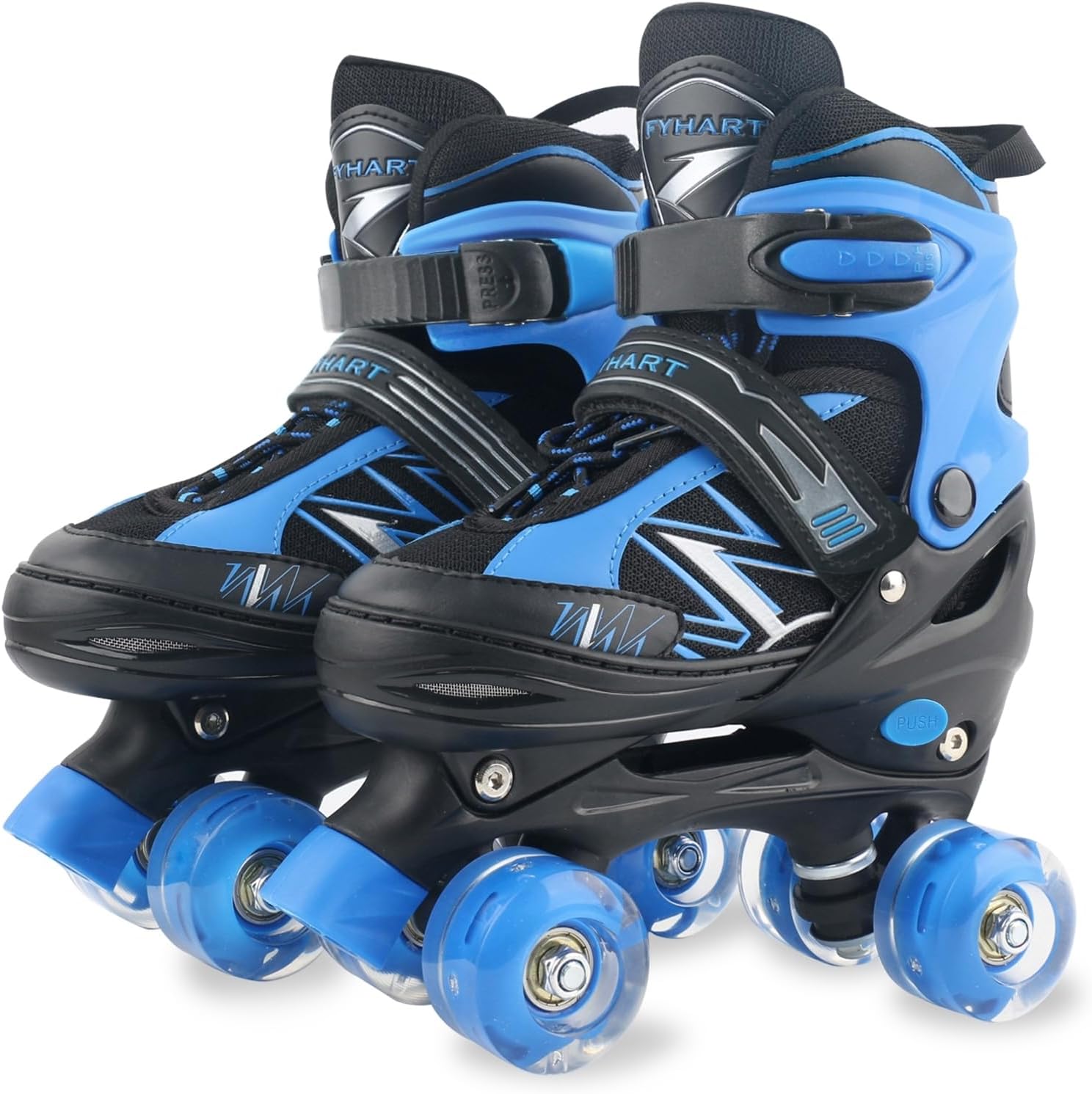 Kids Roller Skates for Boys Girls with Adjustable Sizes