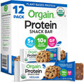 Orgain Organic Vegan Protein Bars Chocolate Chip Cookie Dough - Low