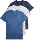 Polo Ralph Lauren Men's Slim Fit Cotton V-Neck Undershirts 3 Pack