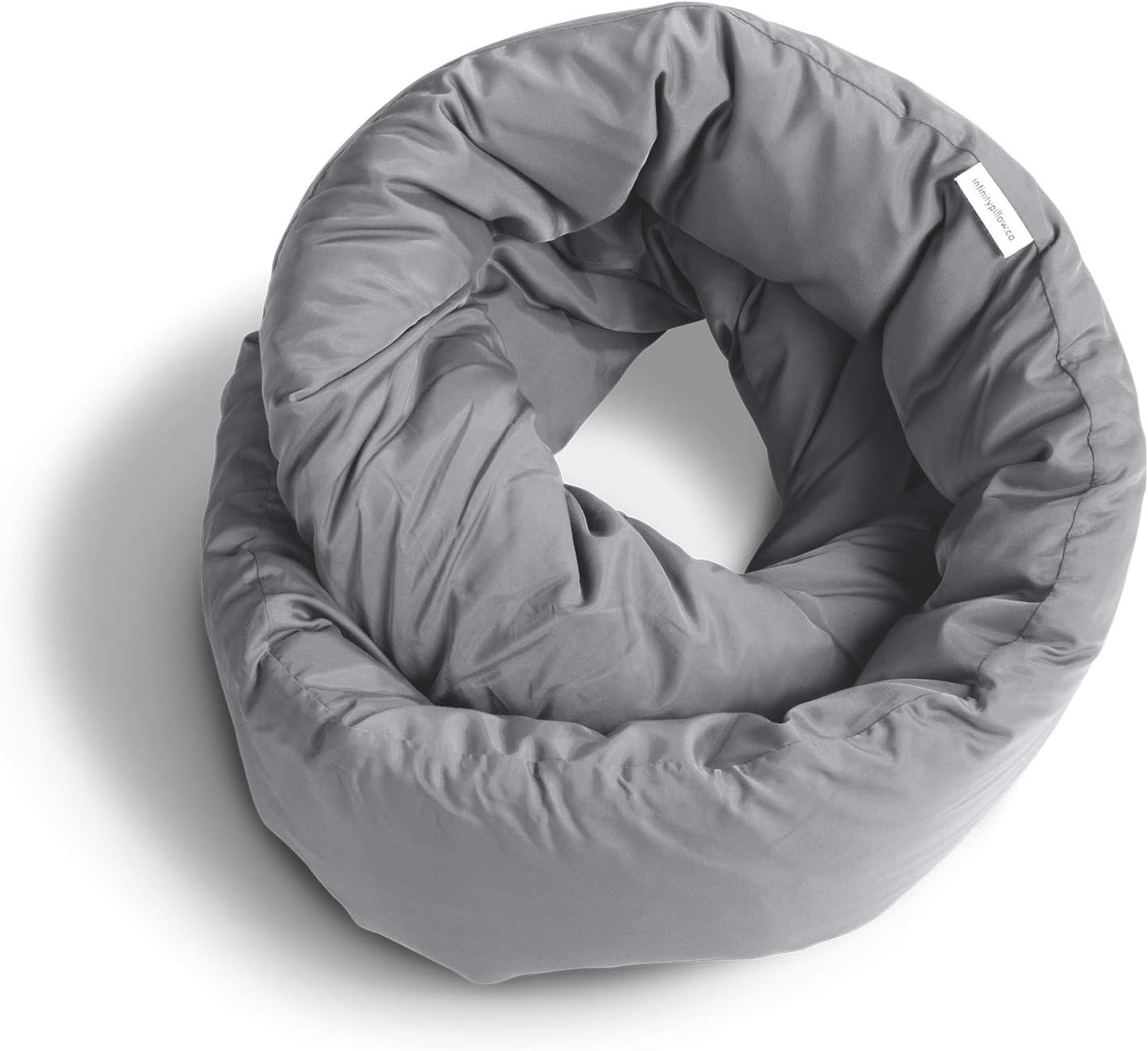 Huzi Infinity Pillow for Travel and Home Comfort Support