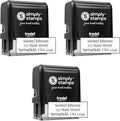 Custom Address Stamp 3-Line Self-Inking - Bold 1.5in x 3in