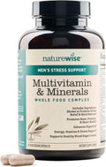 NatureWise Multivitamin for Men - Stress Support & Probiotics