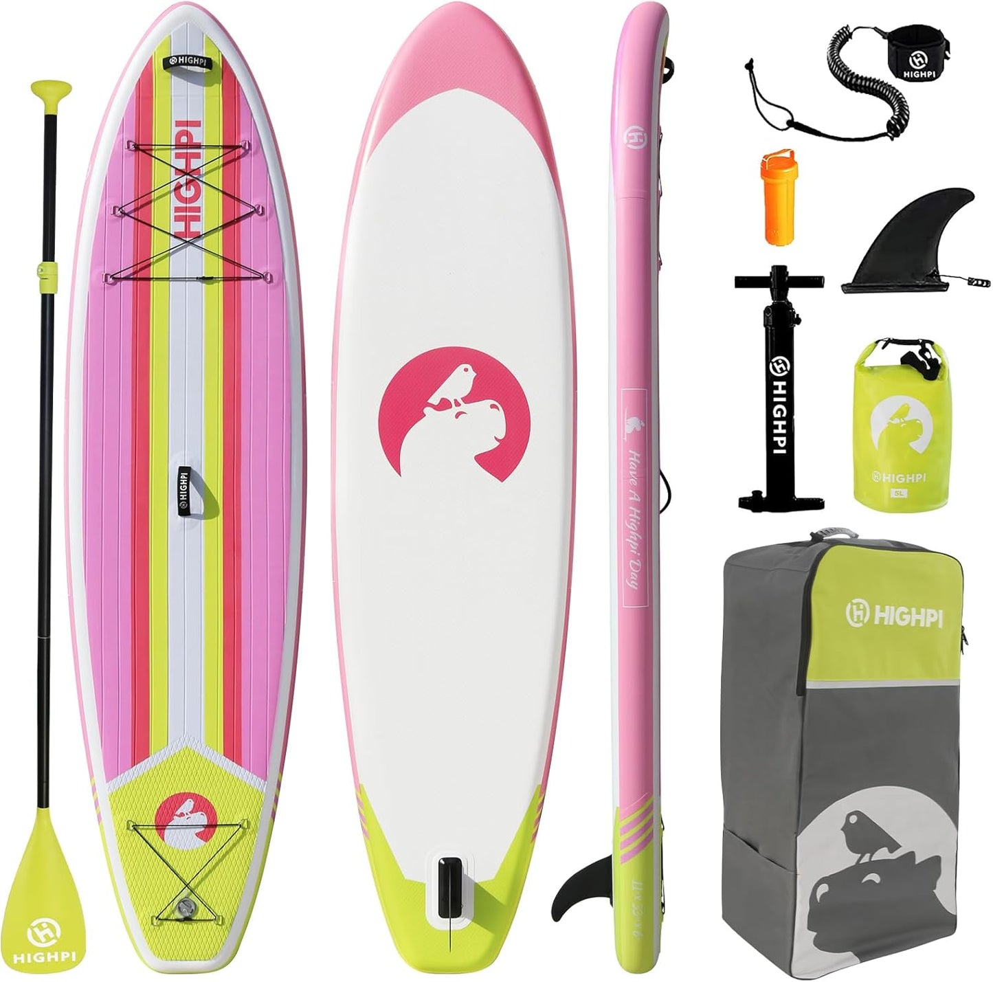 Highpi Inflatable Stand Up Paddle Board for Youth and Adults