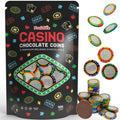 Fruidles Casino Poker Chips 100-Pack Belgian Milk Chocolate Coins