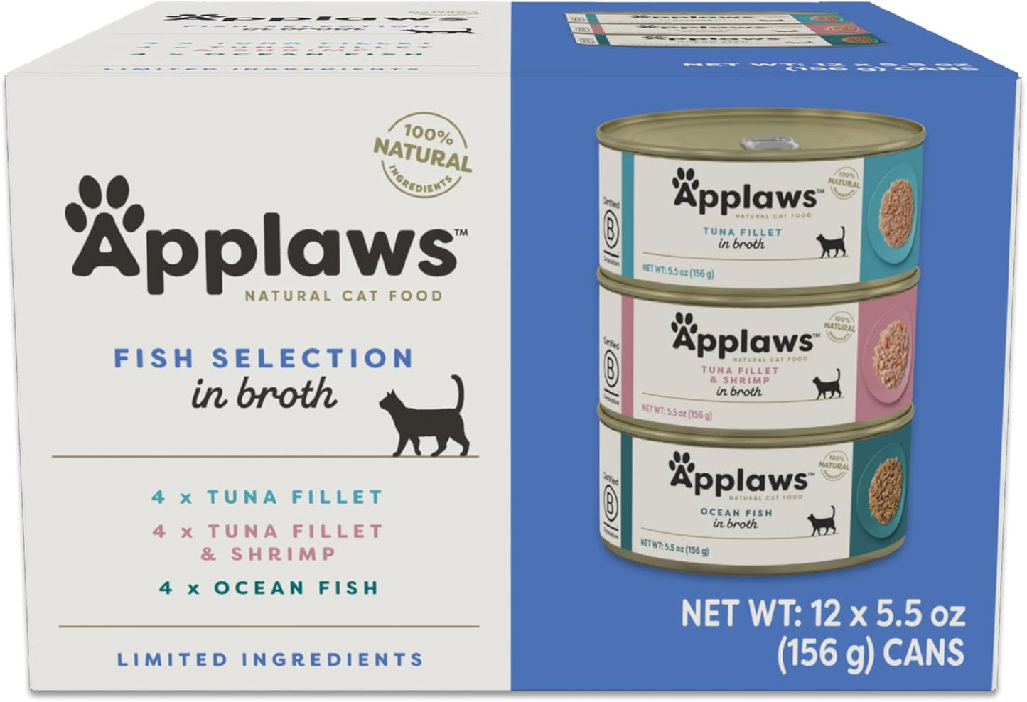 Applaws Natural Wet Cat Food in Broth for Happy Cats