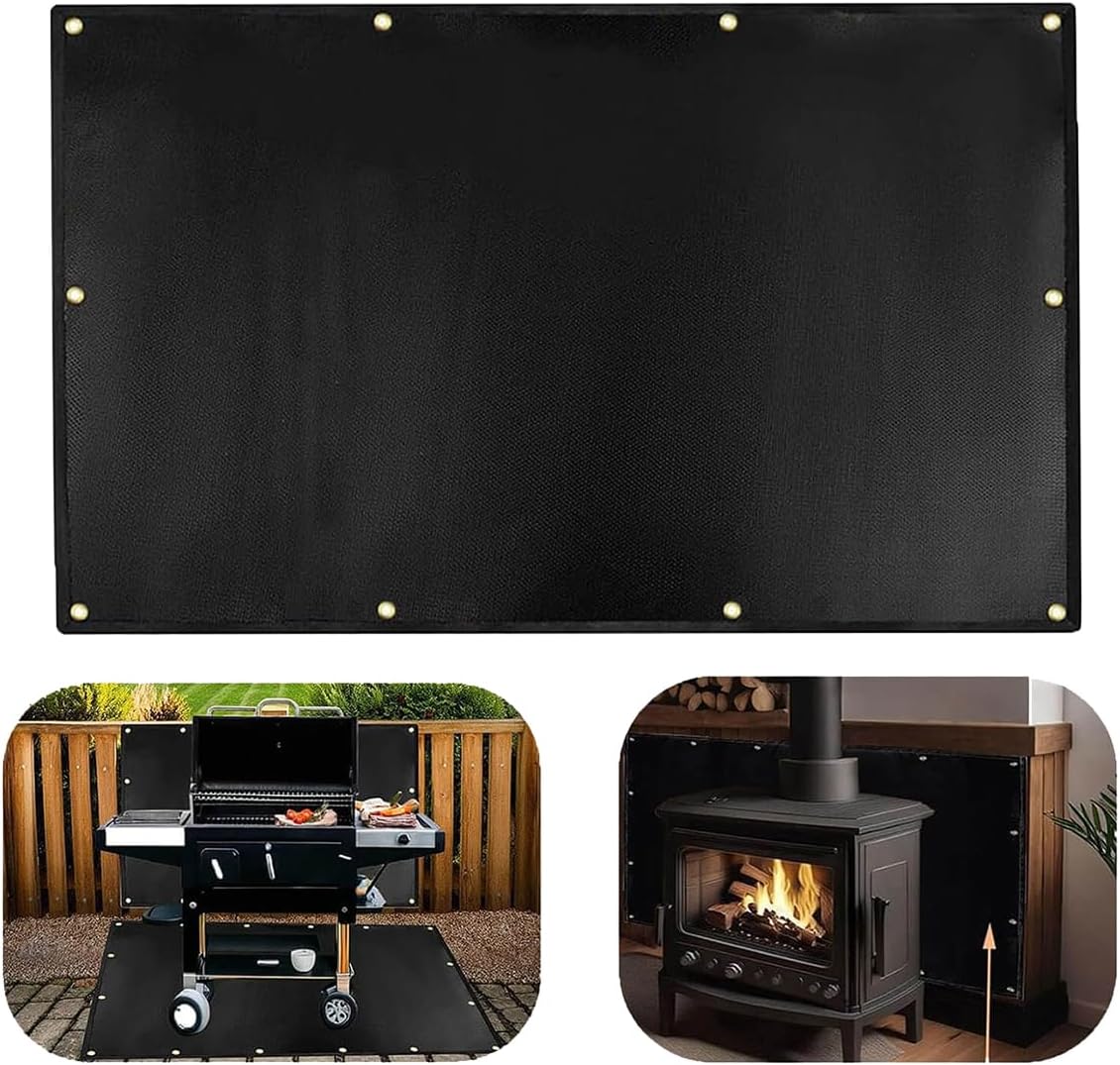 4ft X 6ft Extra Large Heat Shield for Grill Protection and Safety