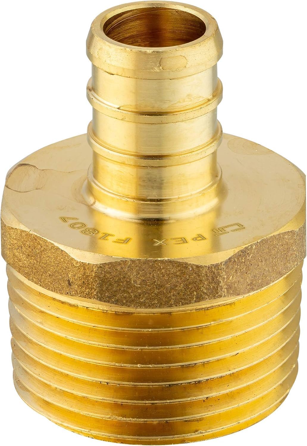 EFIELD Pex 3/4 Inch x 1 Inch NPT Male Adapter Brass Barb Fittings
