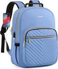 LOVEVOOK Laptop Backpack Purse for Women - Quilted Daypack Fit 15.6in