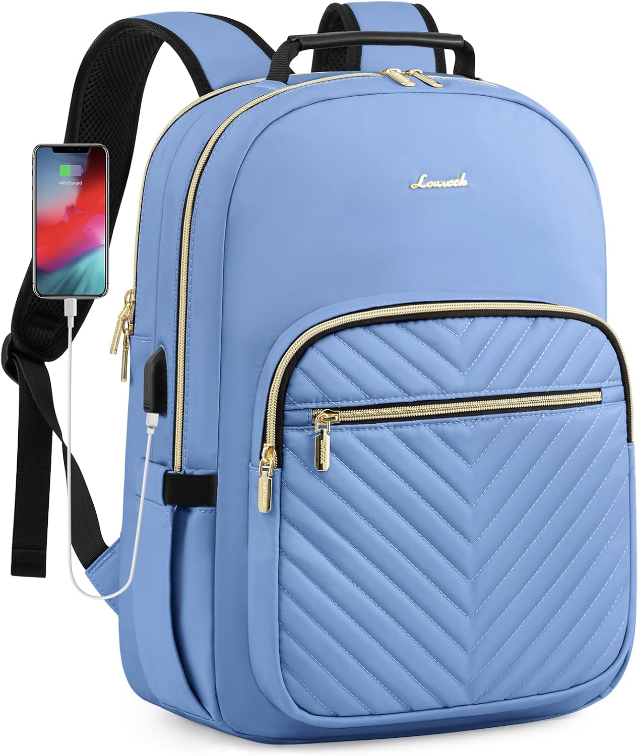 LOVEVOOK Laptop Backpack Purse for Women: Stylish & Functional