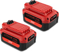 Replacement Battery for Craftsman 20V V20 CMCB204 CMCB202 - 2-Pack