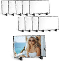 Sublimation Slate Blanks 4x6 in 10 Pack - Rock Stone Photo Plaques