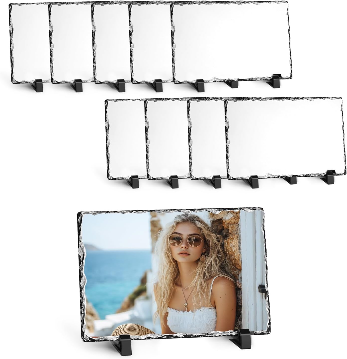 Sublimation Slate Blanks 4x6 Inch 10 Pack for Unique Gifts
