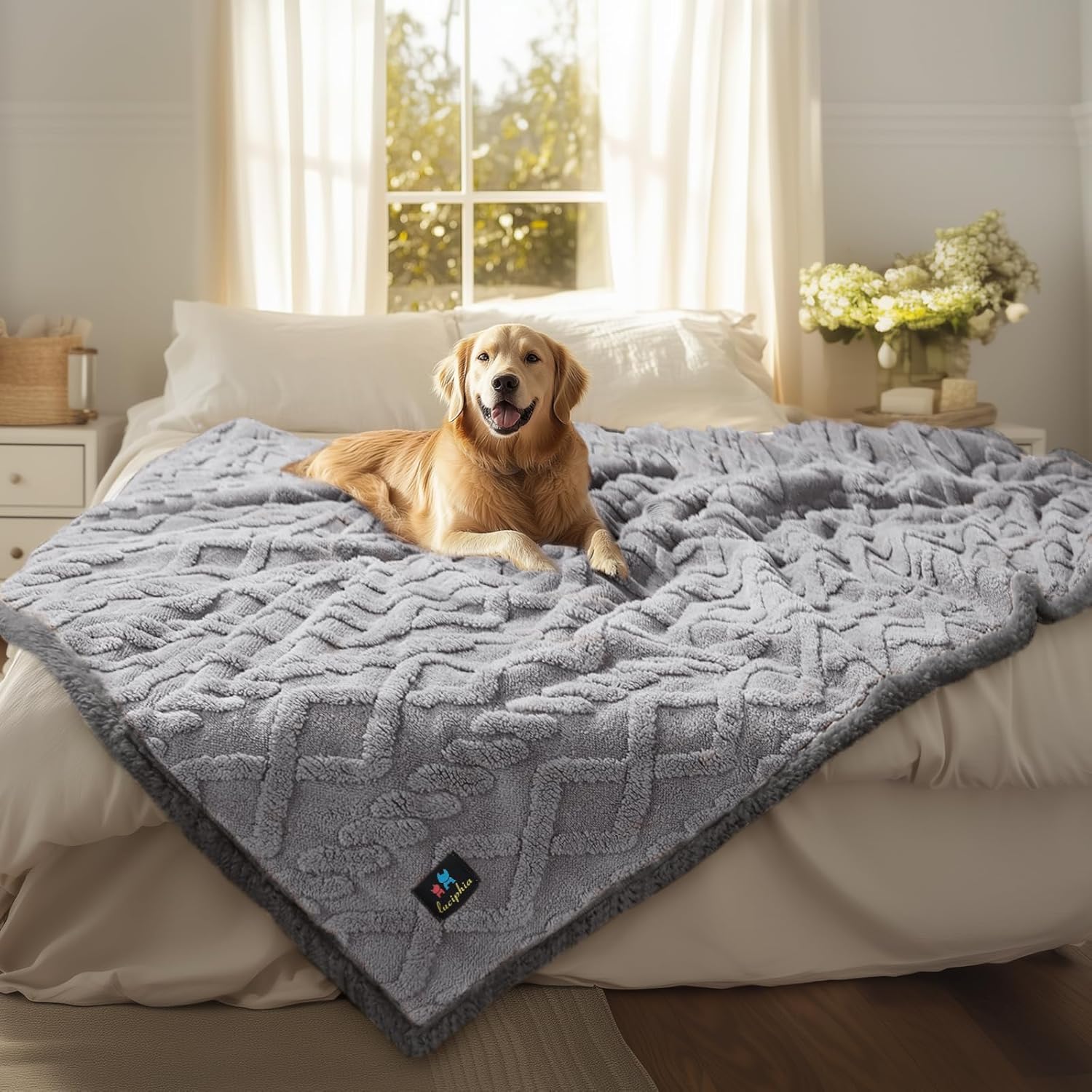 Waterproof Pet Blanket for Sofa Bed Couch - X-Large Size