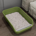 Extea Large Cat Litter Box with High Sides - Low Entry, Anti-Splashing