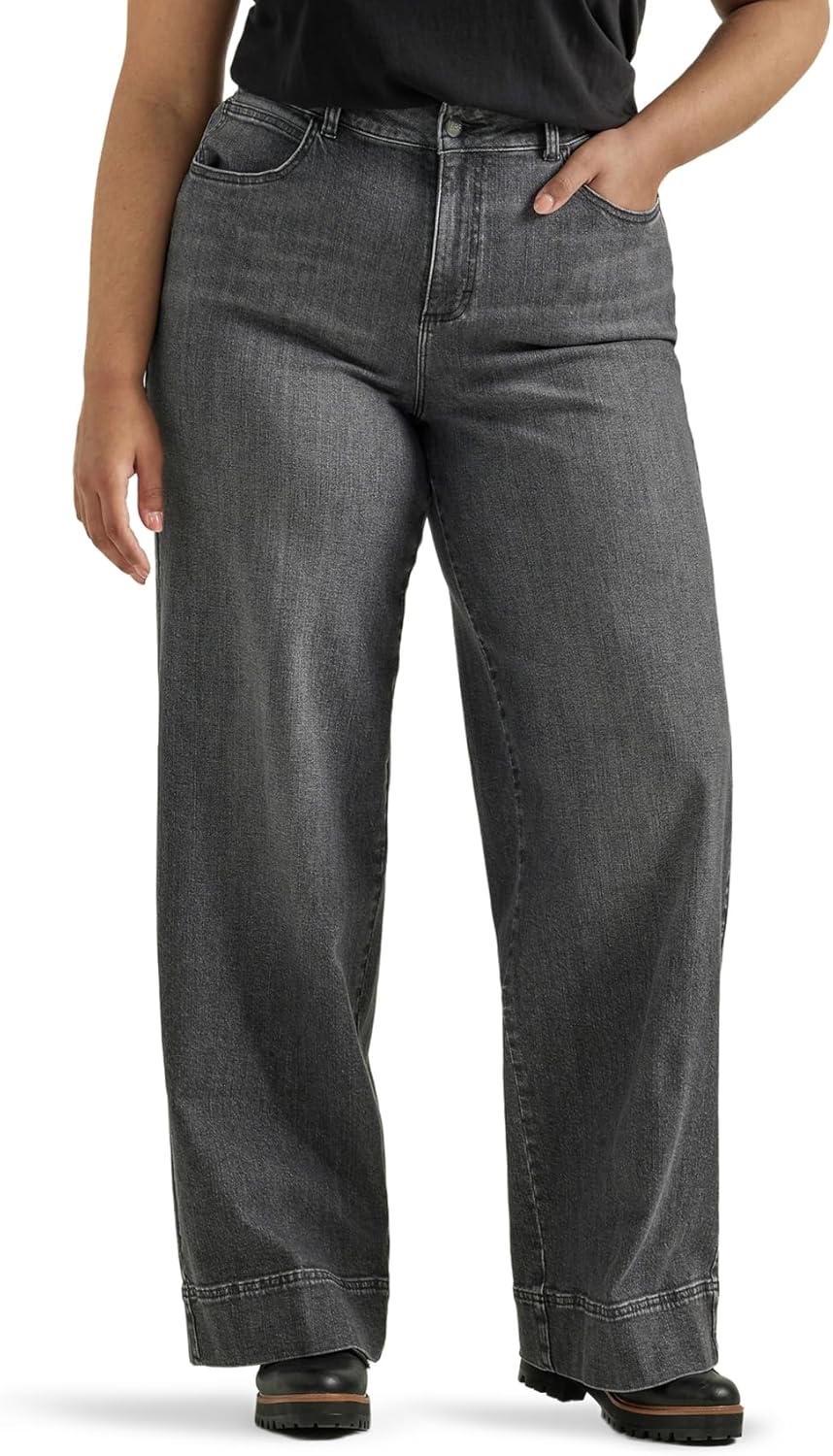 Lee Women's Plus Size Legendary High Rise Trouser Jean Review