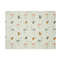 CHILDLIKE BEHAVIOR Baby Play Mat 78x52 in - Reversible Flamingo