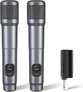 Wireless Microphone Dual Cordless Handheld Microphone - Clear Vocal