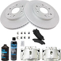 TRQ Front Brake Pad & Rotor Kit Compatible with 2005-2006 GMC Sierra