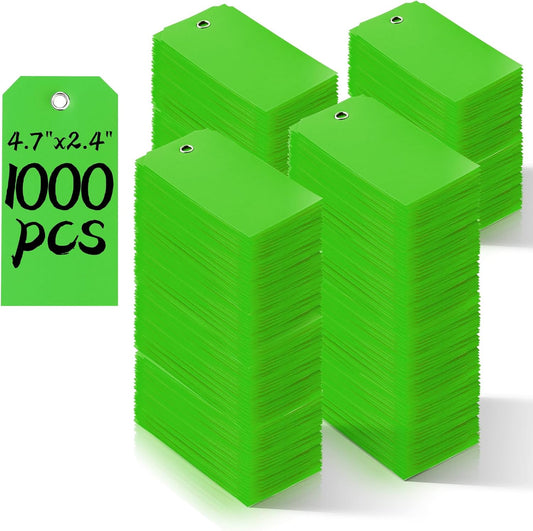Durable Green Plastic Shipping Tags for All Your Labeling Needs