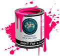 Chalk and Clay Paint for Furniture - Matte Hot Pink, 16oz