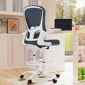 Drafting Chair with Lumbar Support and Footrest Ring - Tall Office