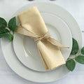 Cloth Napkins Set of 50 20x20 in Champagne - Elegant Reusable Dinner